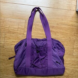 Puma Vibrant Purple gym Bag
